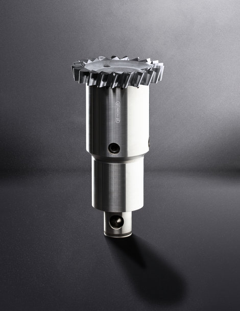 Gear skiving of larger modules